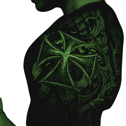 Breathedivinity Void Tech™ Armored Short Sleeve Compression [POISON] Design