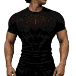 Void Tech™ Armored Short Sleeve Compression [DARKNESS] Back