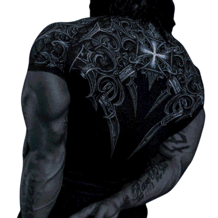 Void Tech™ Armored Short Sleeve Compression [PLATINUM] Back