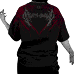 Women's Abyssal Oversized Lightweight Tee [NIGHTMARE] Close Up