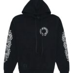 Hearts Horse Shoe Floral long-sleeve hoodie