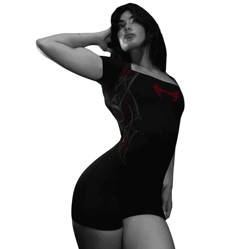 Women's Soulbane Void Tech™ Bodysuit [NIGHTMARE] | Breathe Divinity