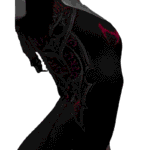 womens soulbane void tech short sleeve bodysuit nightmare side