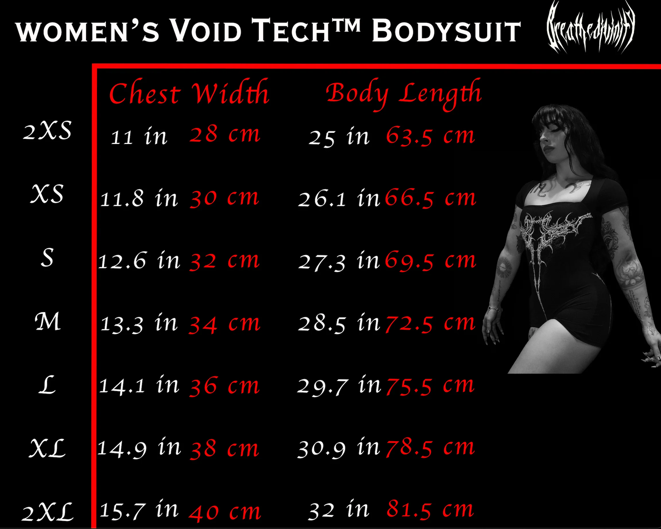 Women's Soulbane Void Tech™ Bodysuit [NIGHTMARE] | Breathe Divinity