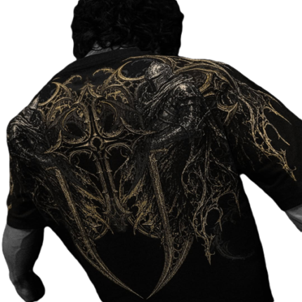 Arc Knight Oversized T-Shirt by Breathe Divinity Back