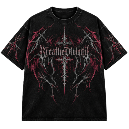 Blood Reaper Oversized T-Shirt Front Breathe Divinity
