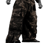 Recluse Oversized Uncuffed Cargos front view