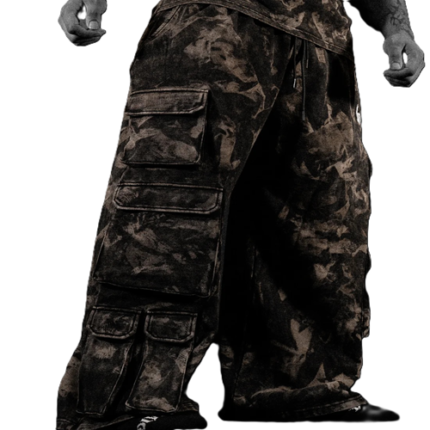 Recluse Oversized Uncuffed Cargos front view