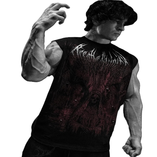 Soul Sanctum Cut-off Tee Nightmare Soul Sanctum Cut-off Tee Nightmare black