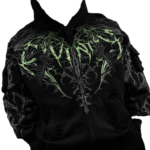 Vindicator Tarnished Zip-Up Hoodie Black