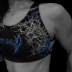 Women’s Void Tech Death Crawler Sports Bra Frost front view