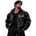 Breathe Divinity Oversized Leather Jacket