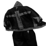 Heavenly Knight Embroidered Cut-and-Sew Panel Zip-up