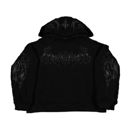 Nightfall Oversized Pullover Hoodie Darkness front