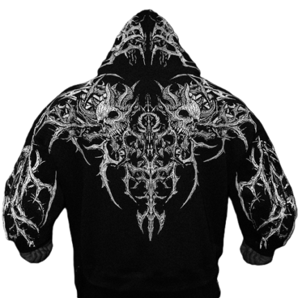 Nightreign Oversized Pullover Hoodie Black