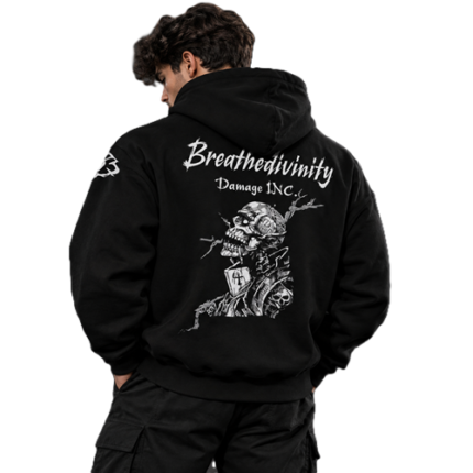 Premium Oversized Nightmare Hoodie Black