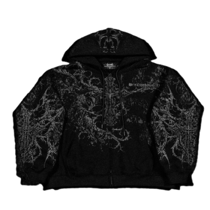 Sanctuary Oversized Zip-up Hoodie front