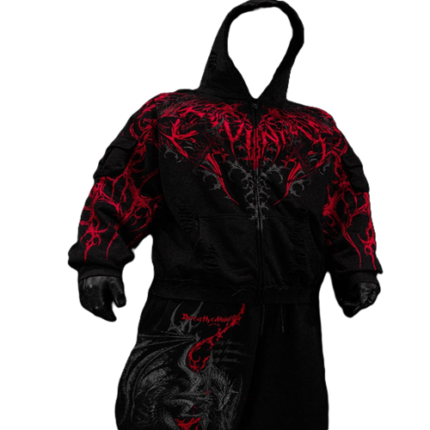 Vindicator Tarnished Cargo Oversized Zip-up Hoodie Nightmare