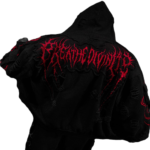 Vindicator Tarnished Cargo Oversized Zip-up Hoodie Nightmare back view