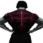 Void Tech Fallen Knight Short Sleeve Compression Ruby
